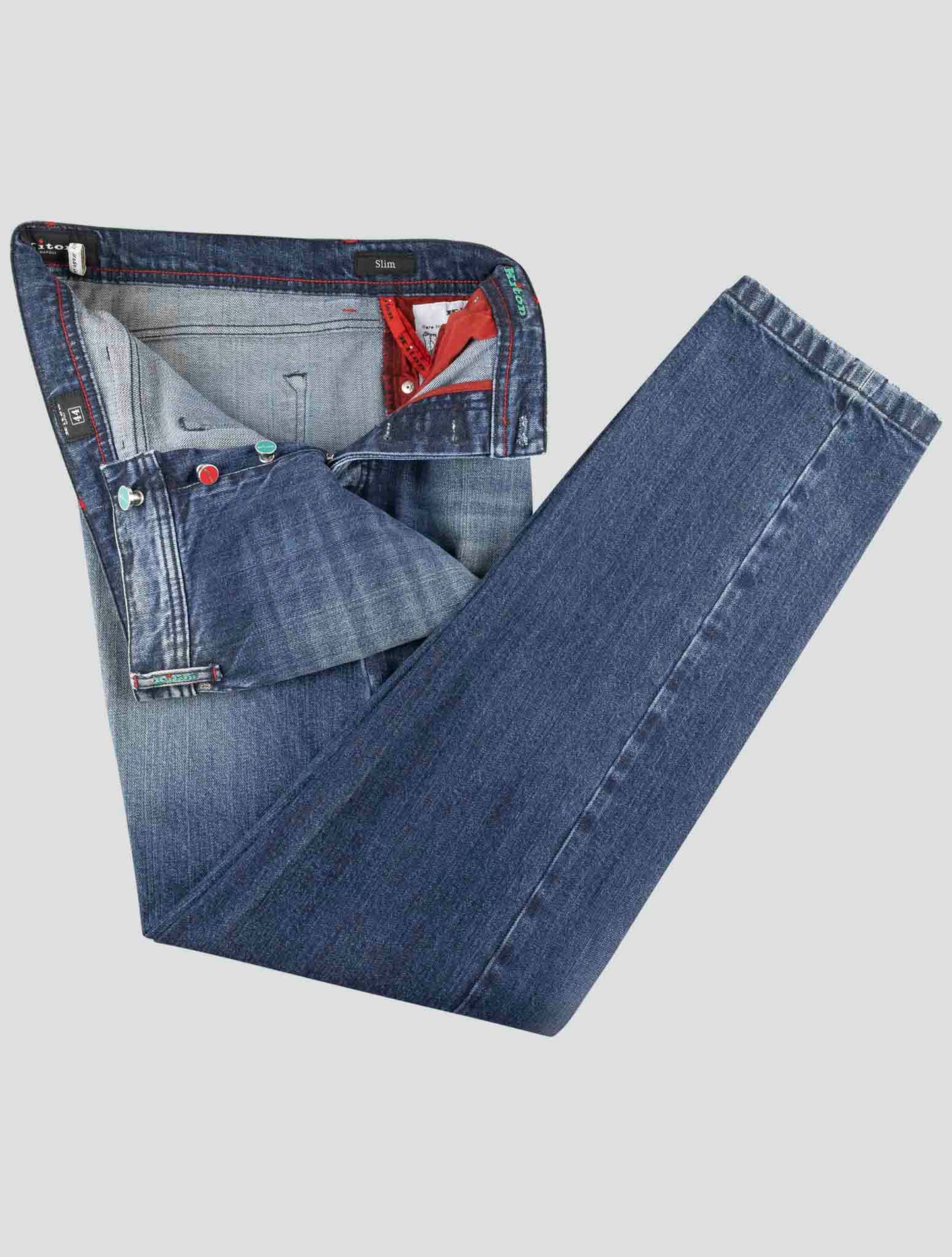 Kiton Denim Cotton Ea Jeans