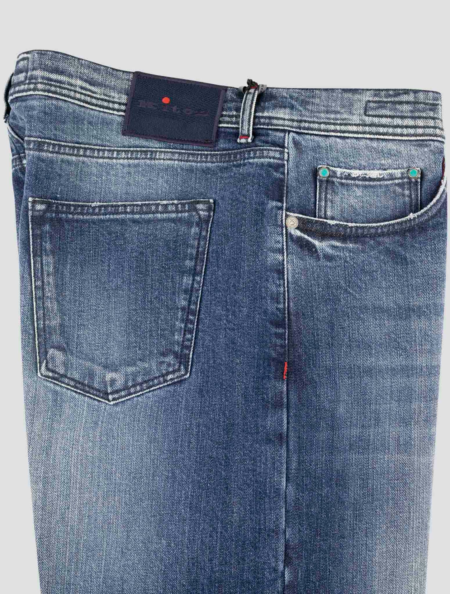 Kiton Denim Cotton Ea Jeans