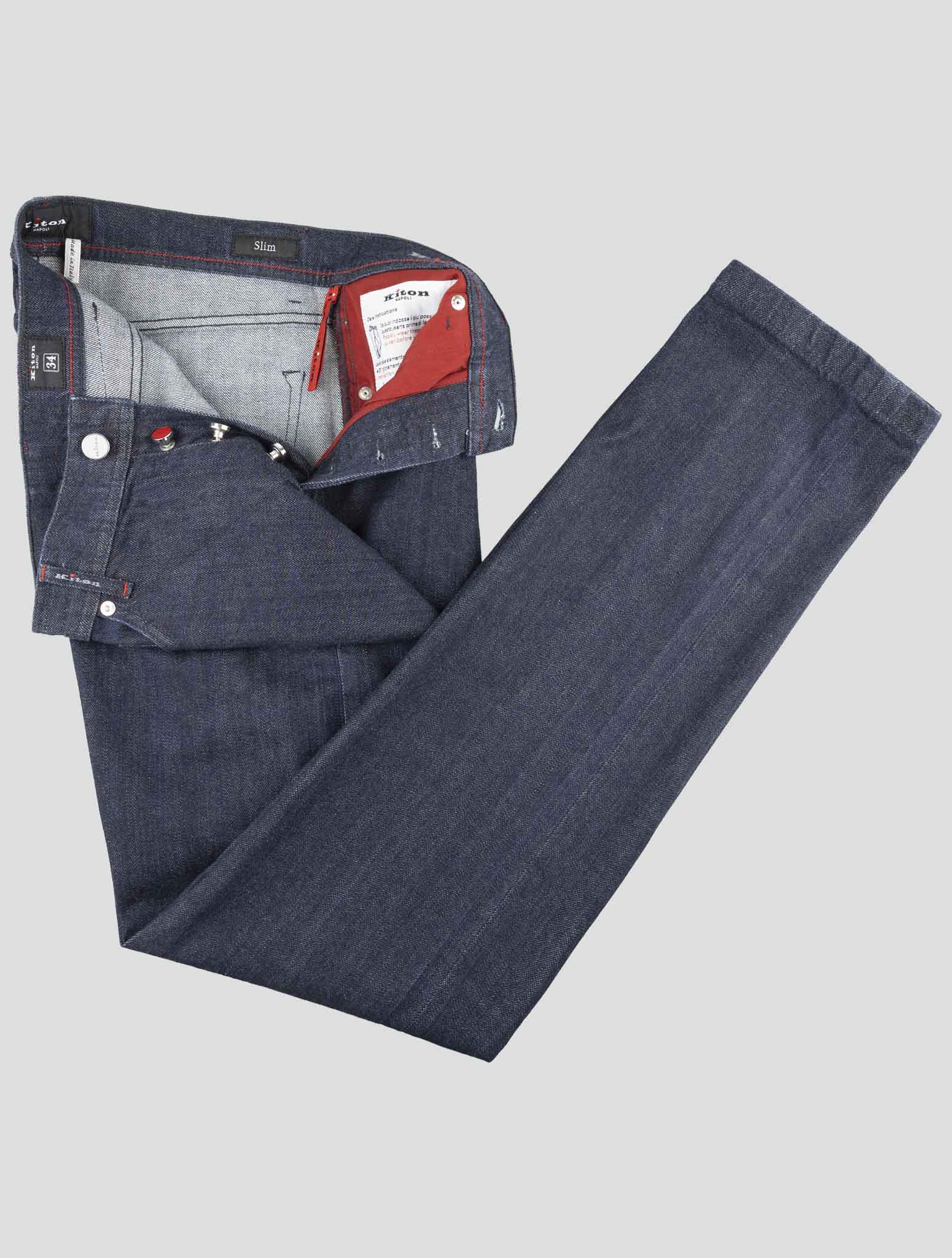 Kiton Denim Cotton Ea Jeans