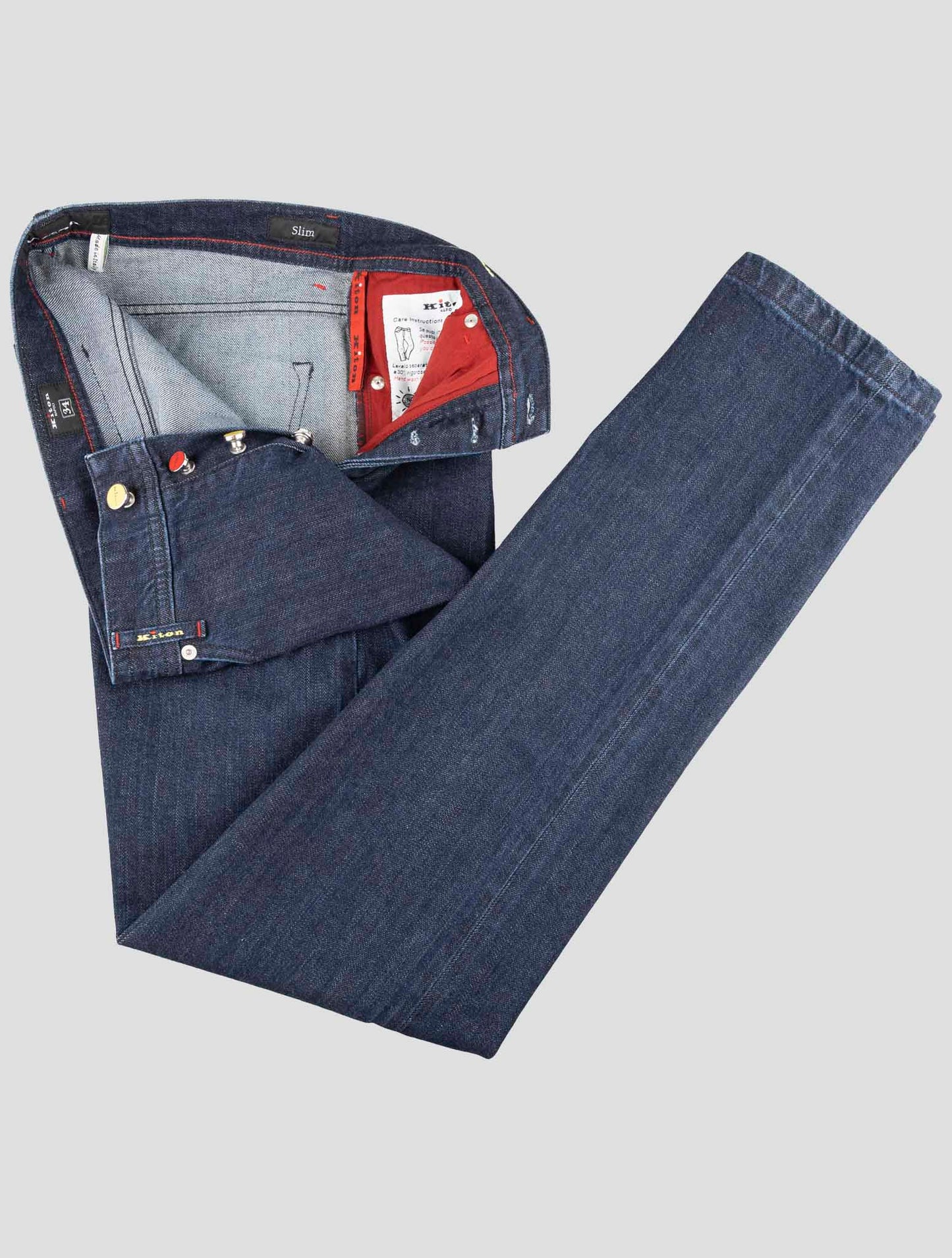 Kiton Denim Cotton Ea Jeans