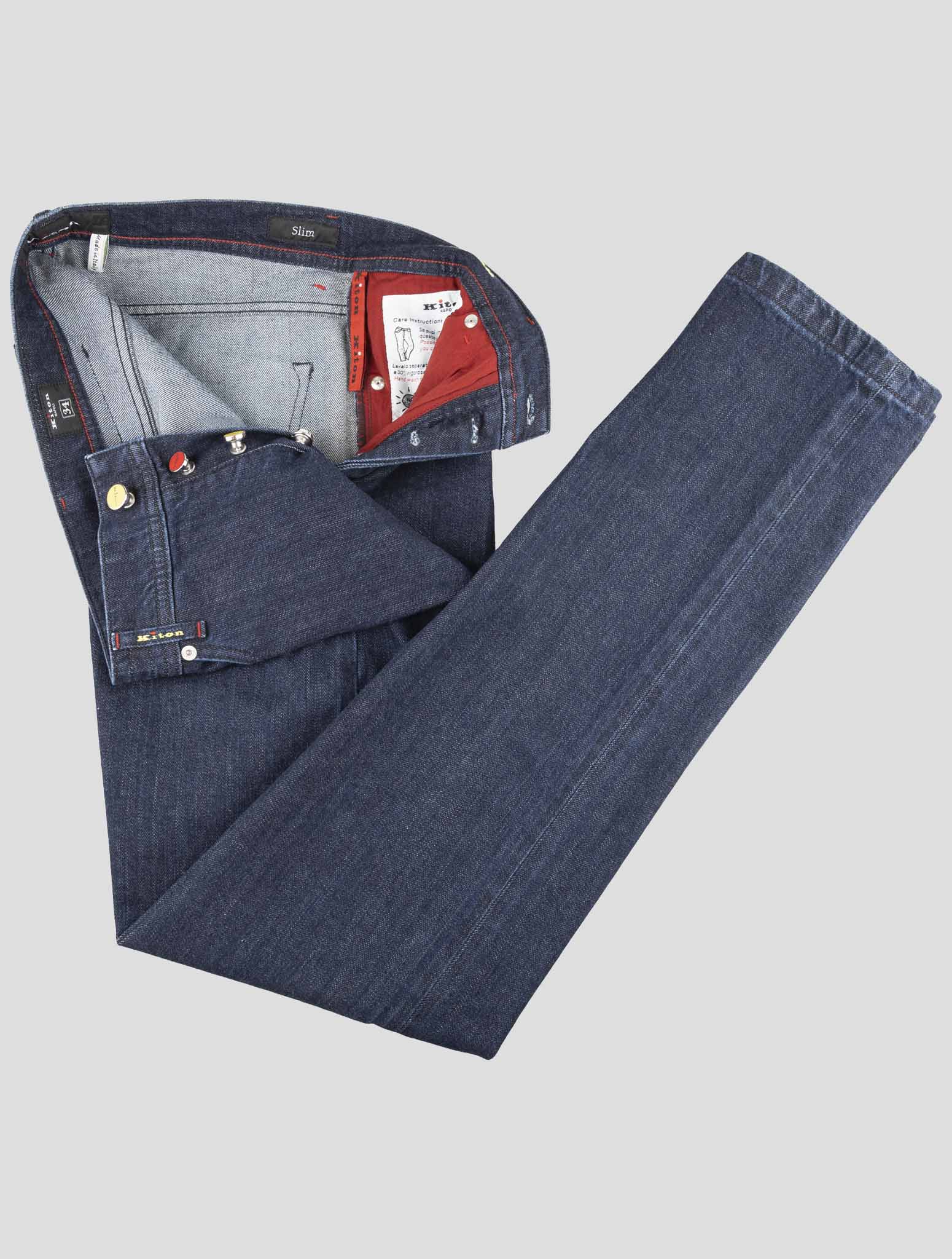 Kiton Denim Cotton Ea Jeans