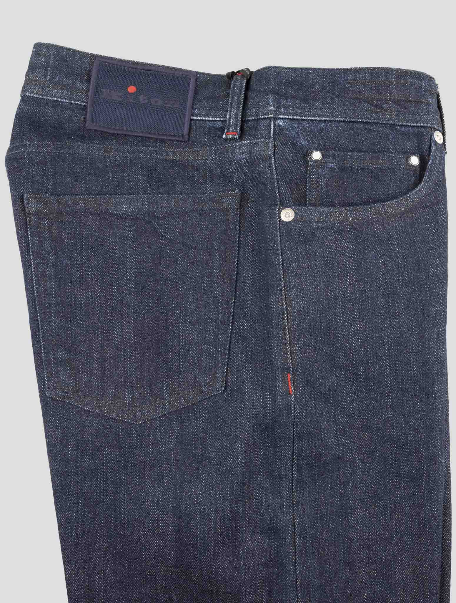 Kiton Blue Cotton Ea Jeans