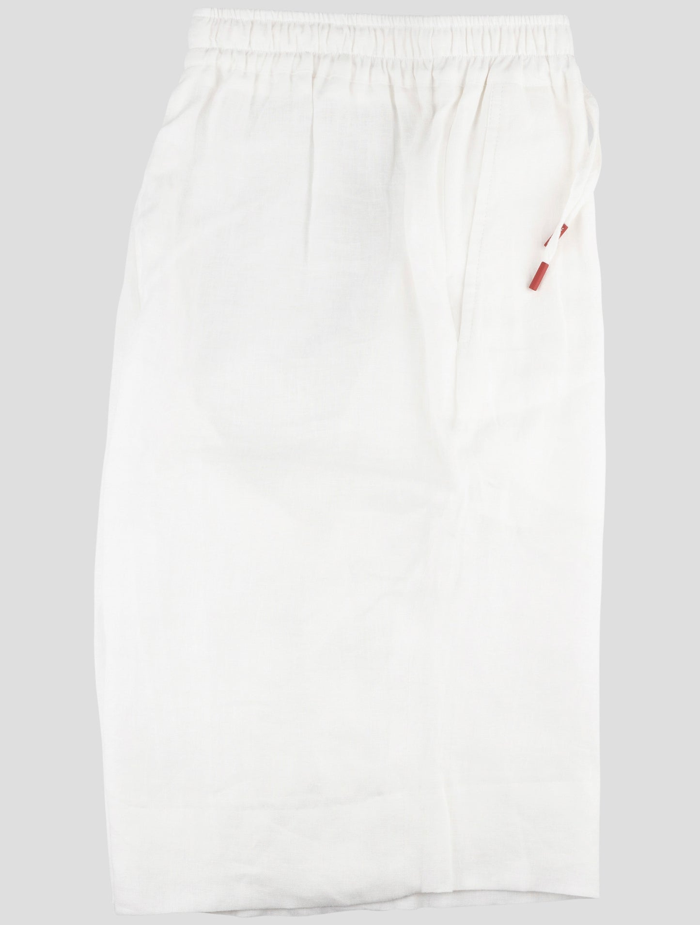 Kiton White Cotton Ea Short Pants