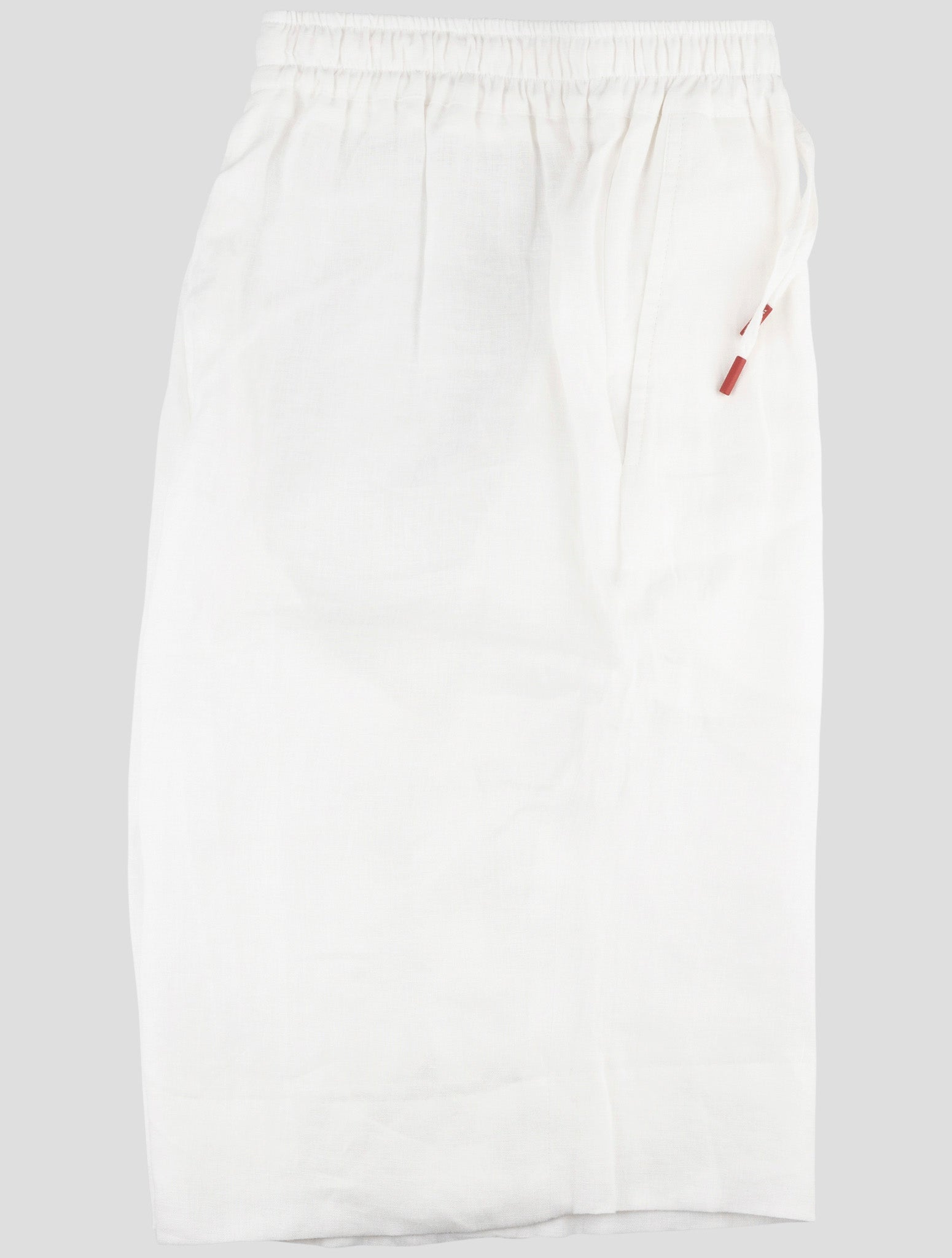 Kiton White Cotton Ea Short Pants