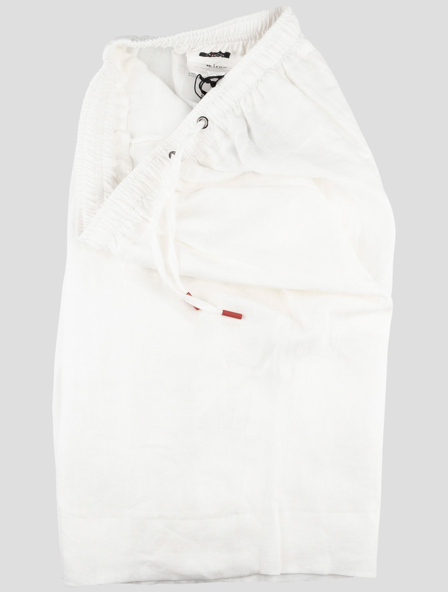 Kiton White Cotton Ea Short Pants