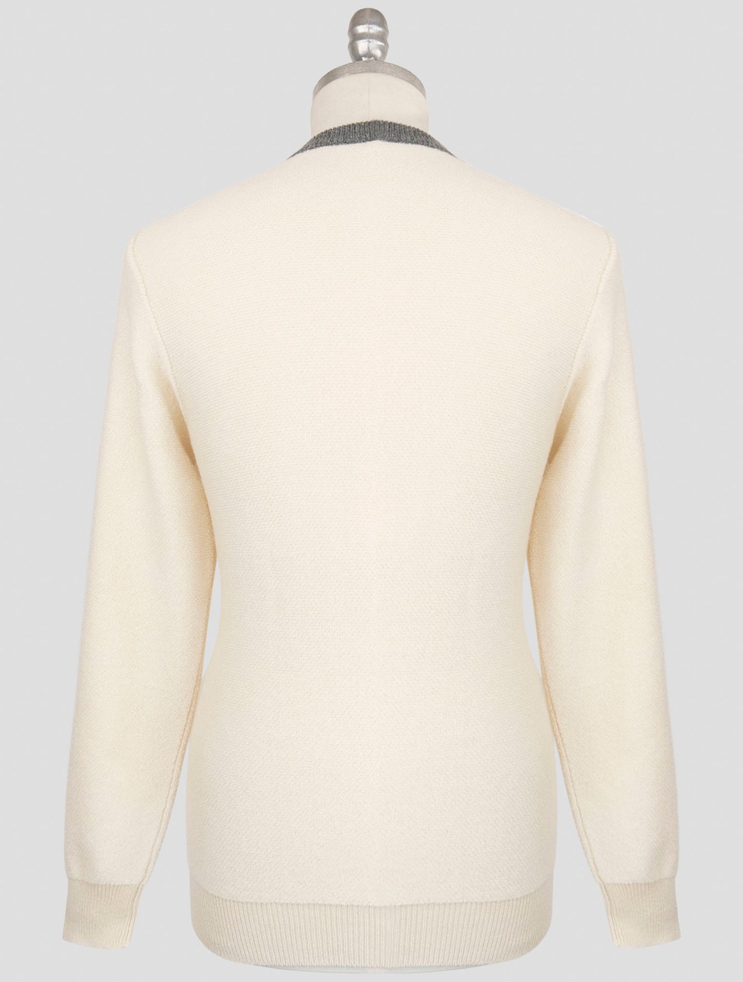 Kiton Beige Cashmere Sweater Crewneck