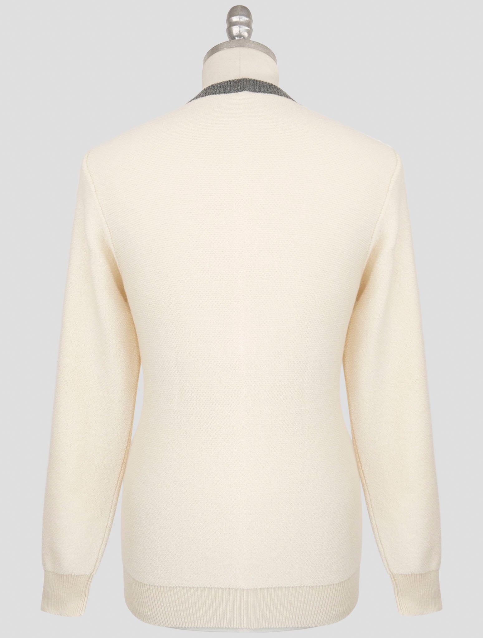 Kiton Beige Cashmere Sweater Crewneck