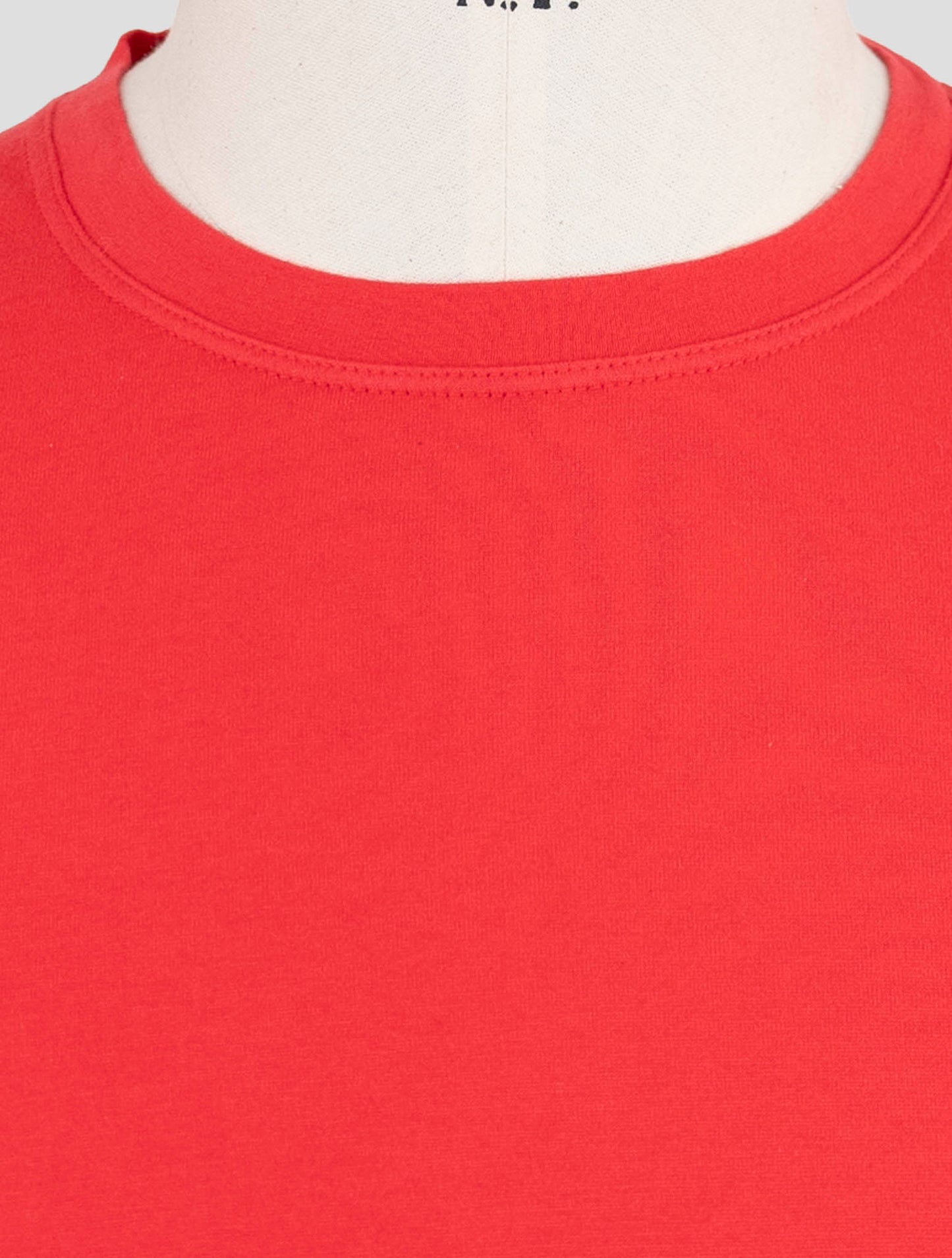 Kiton Red Cotton Cashmere Sweater Crewneck