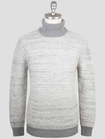 Kiton Gray Cashmere Sweater Turtleneck