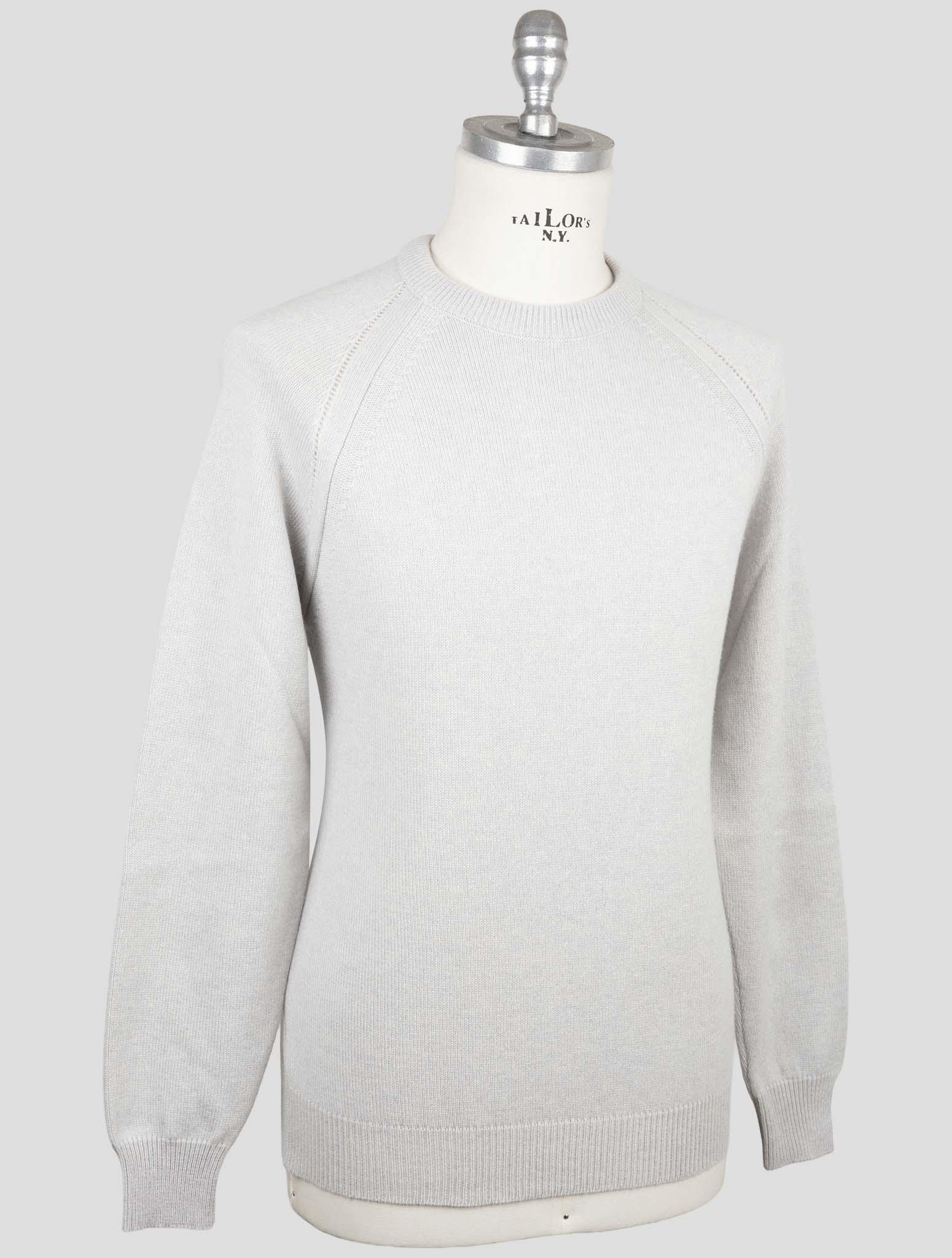 Kiton Gray Cashmere Sweater Crewneck