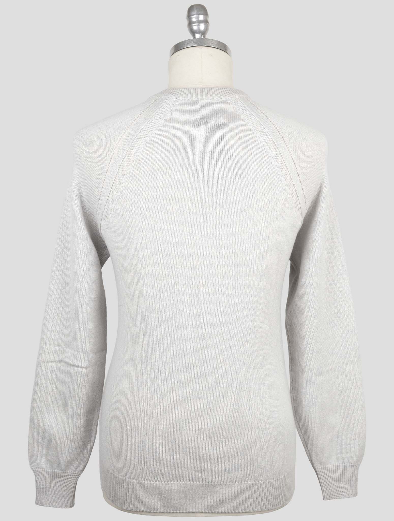 Kiton Gray Cashmere Sweater Crewneck