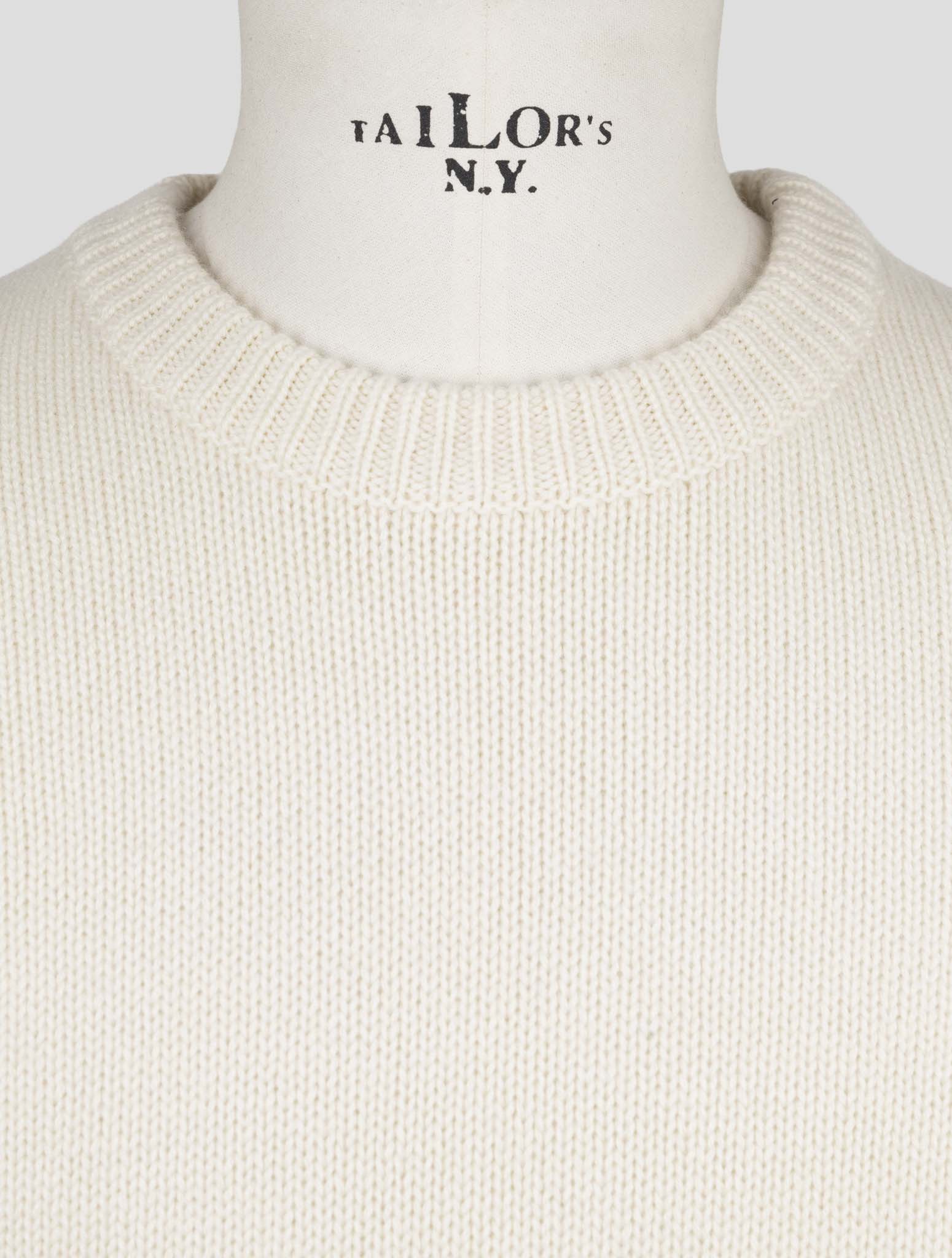 Kiton Beige Cashmere Sweater Crewneck