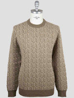 Kiton Beige Cashmere Sweater Crewneck