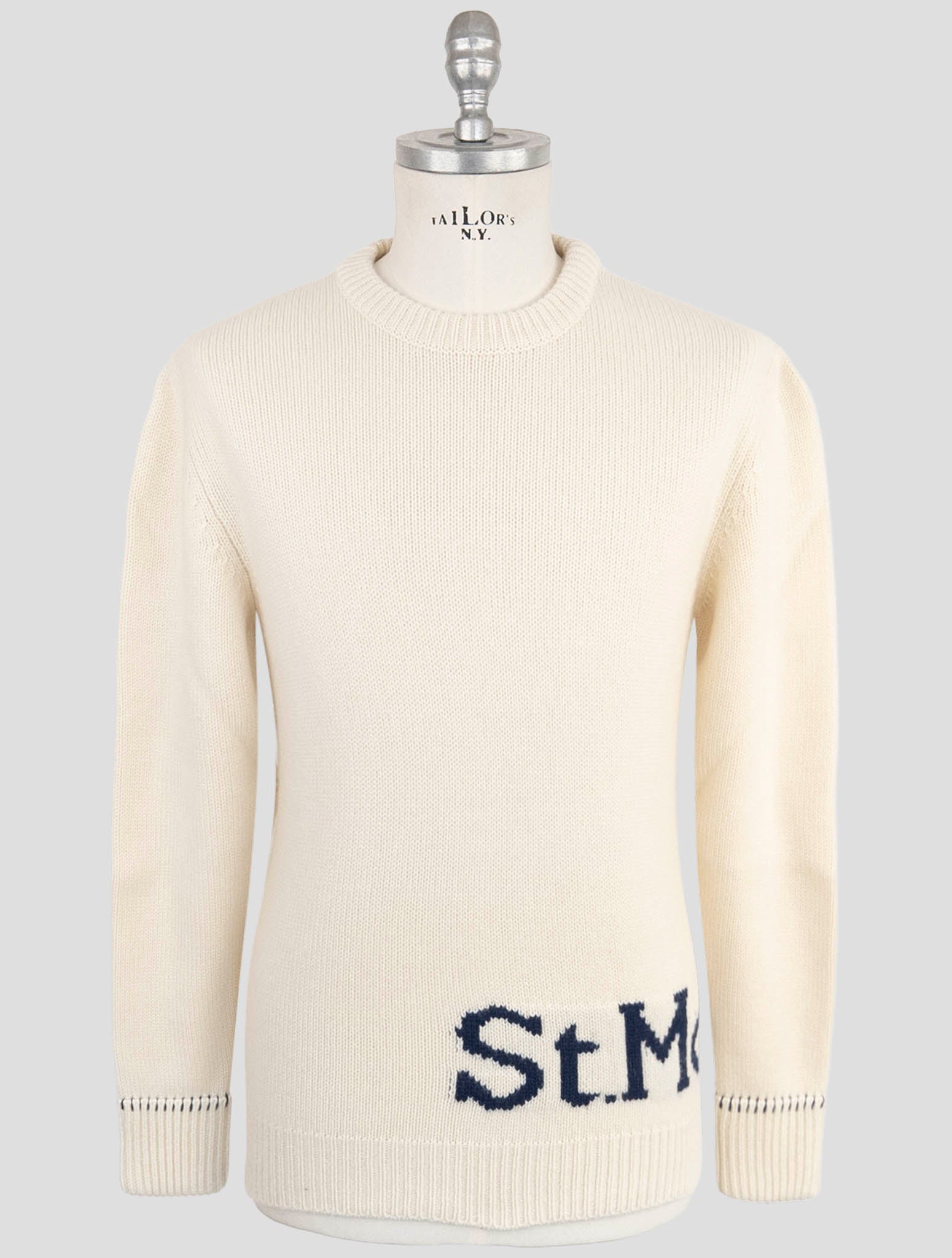 Kiton Beige Cashmere Sweater Crewneck