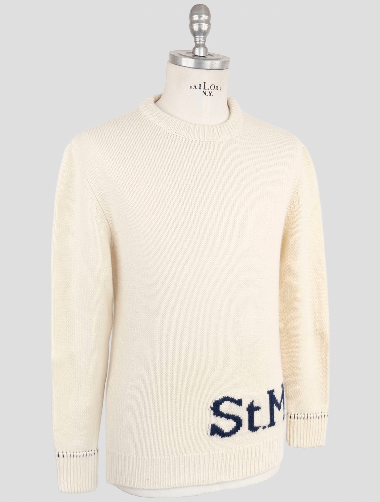 Kiton Beige Cashmere Sweater Crewneck