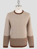 Kiton Beige Cashmere Sweater Crewneck