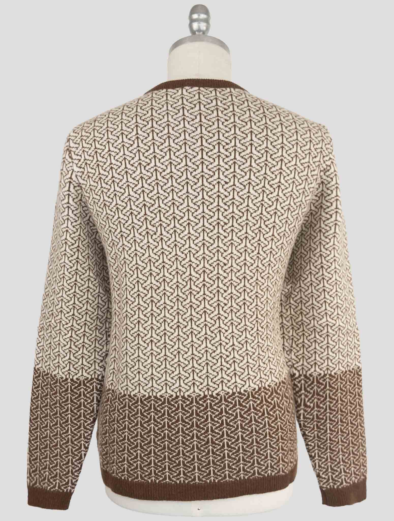 Kiton Beige Cashmere Sweater Crewneck