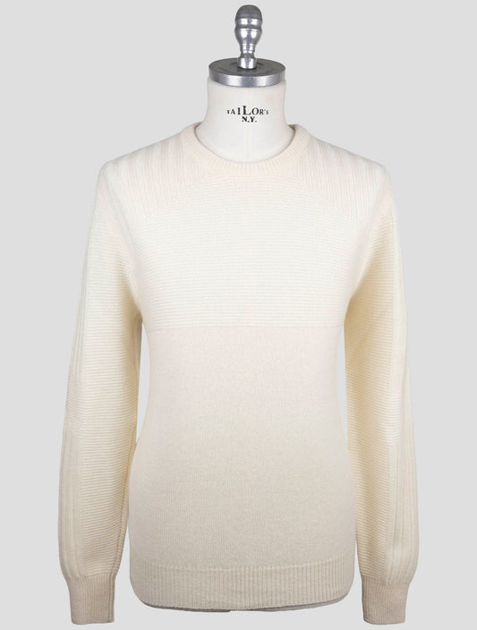 Kiton Beige Cashmere Sweater Crewneck