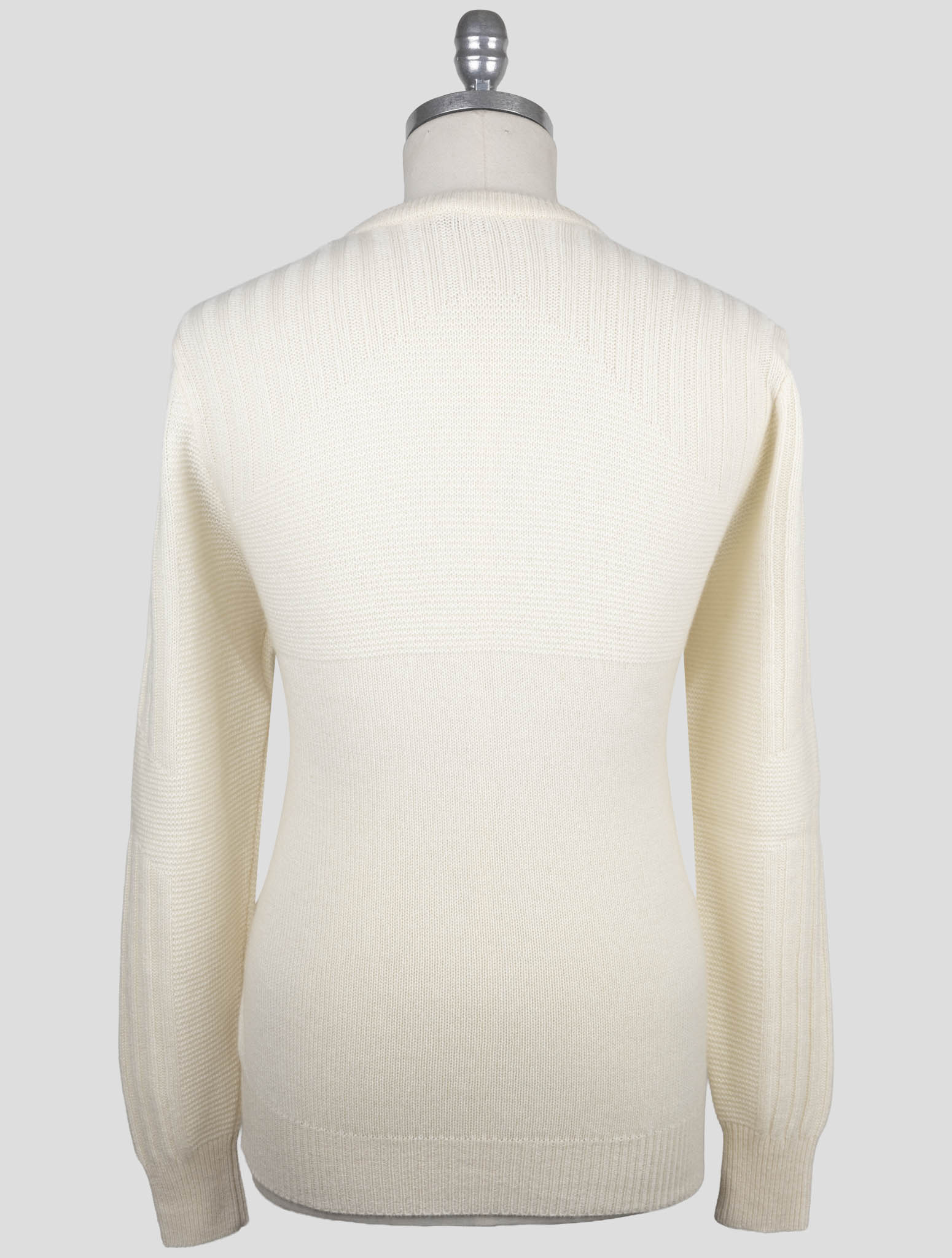 Kiton Beige Cashmere Sweater Crewneck