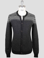Kiton Dark Gray Cashmere Sweater Cardigan