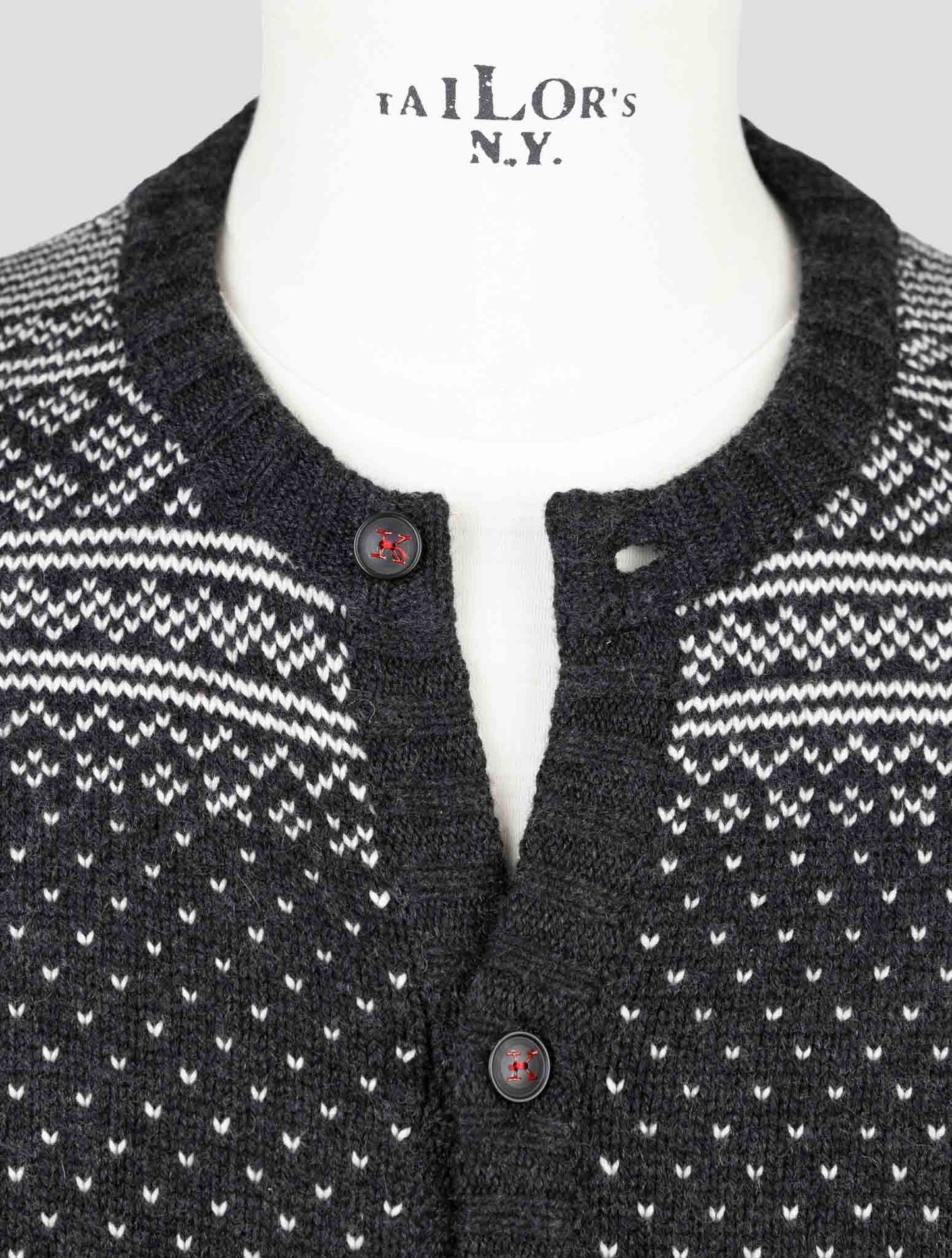 Kiton Dark Gray Cashmere Sweater Cardigan