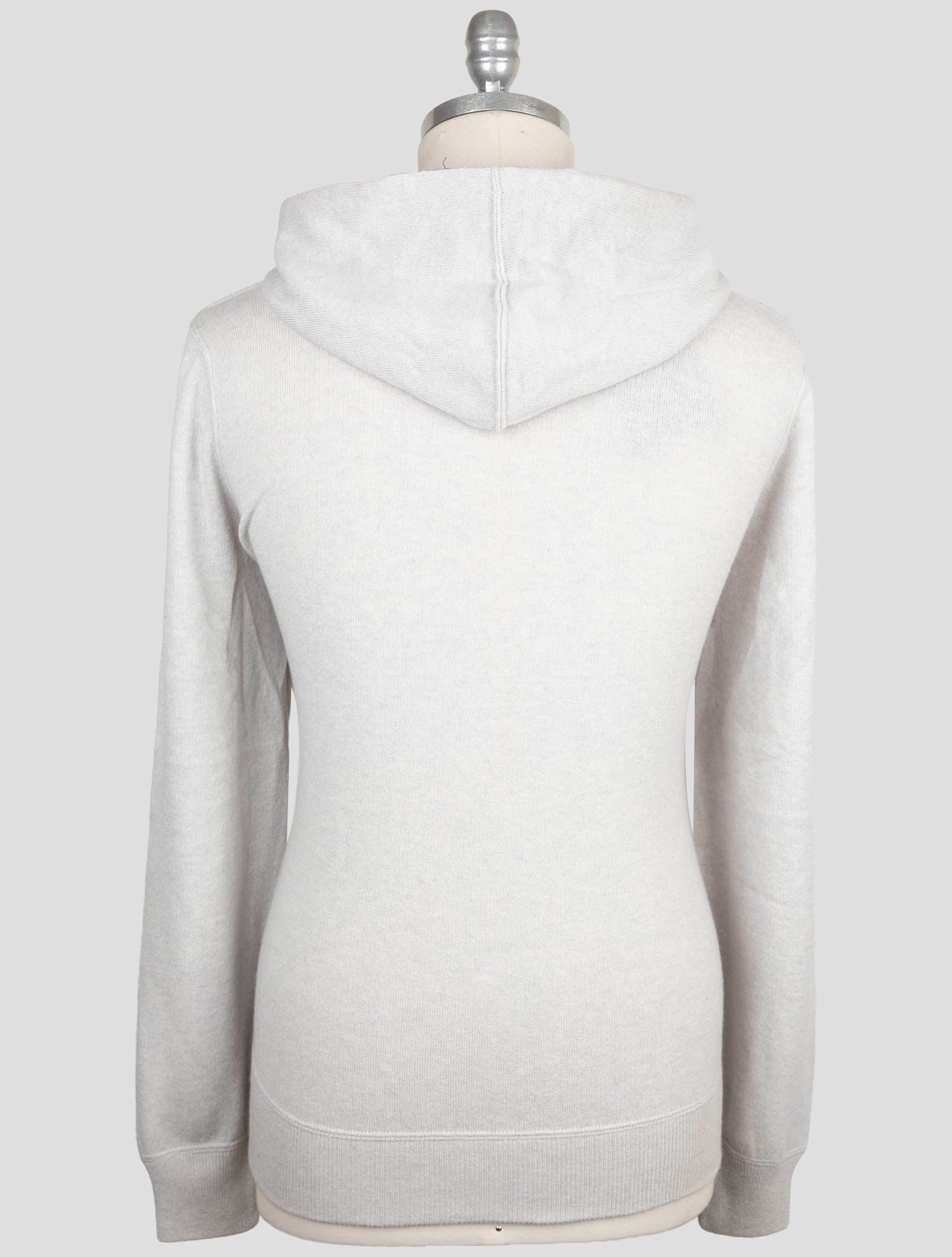 Kiton Gray Cashmere Sweater Full Zip