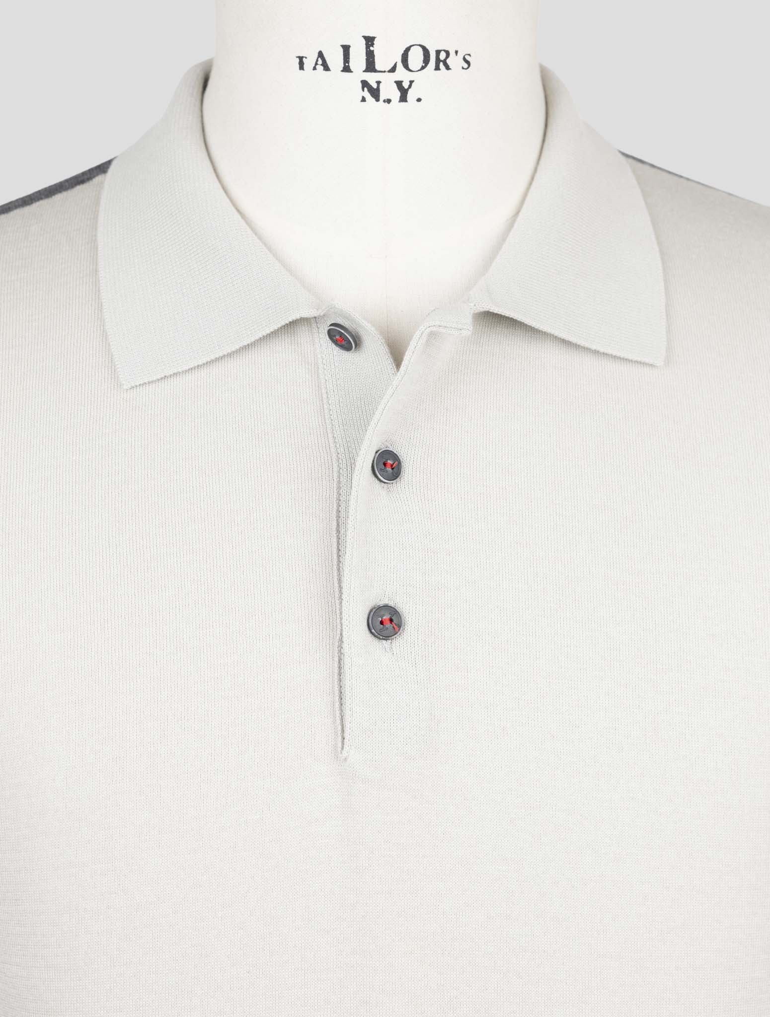 Kiton Beige Cotton Polo