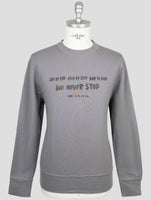 Kiton Gray Cotton Ea Sweater Crewneck