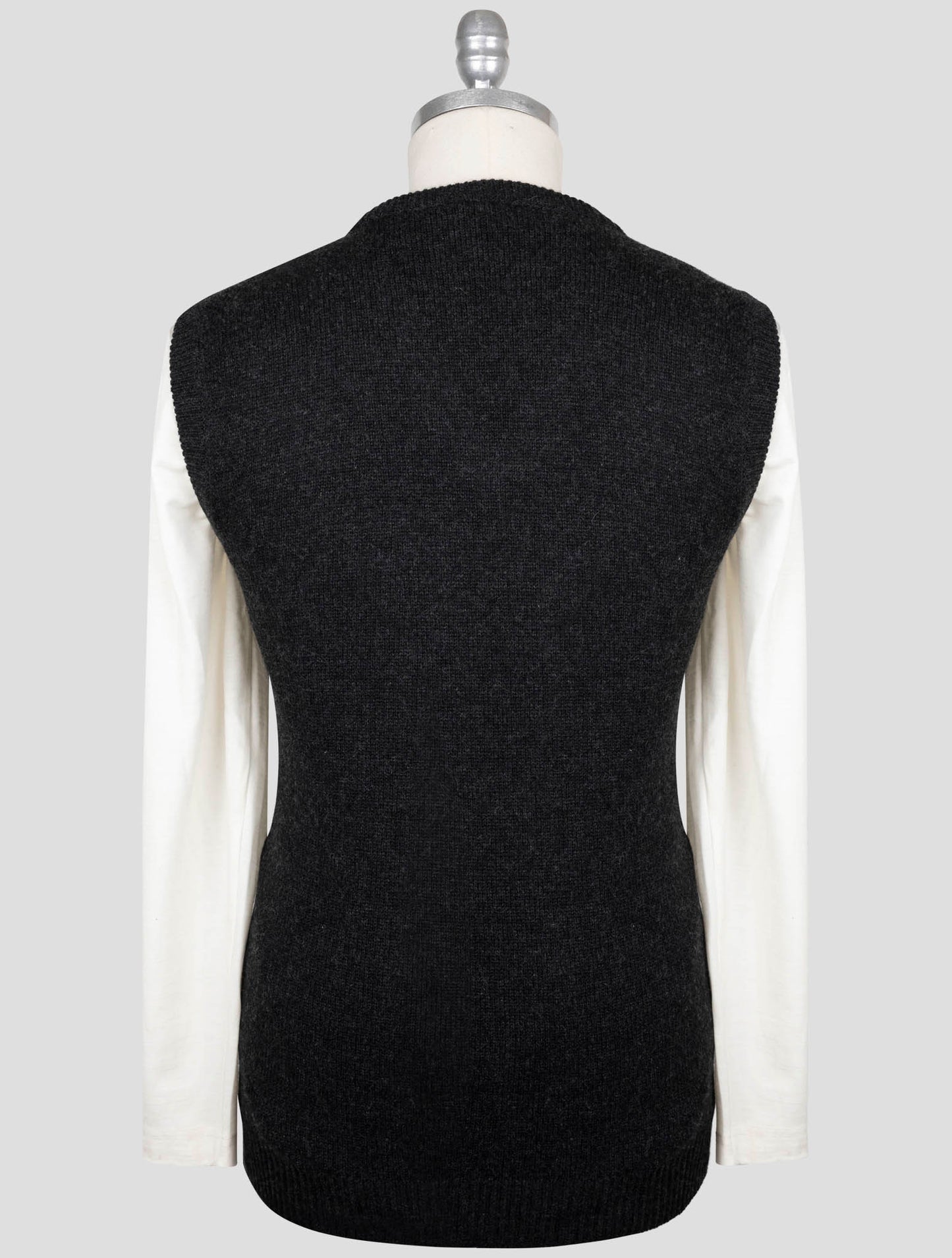 Kiton Dark Gray Cashmere Gilet