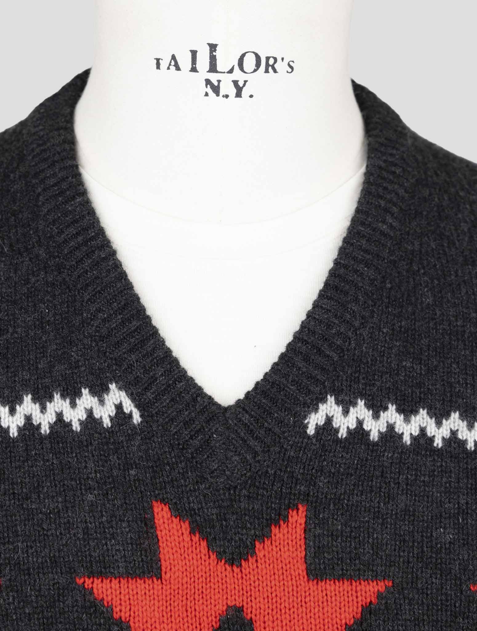 Kiton Dark Gray Cashmere Gilet