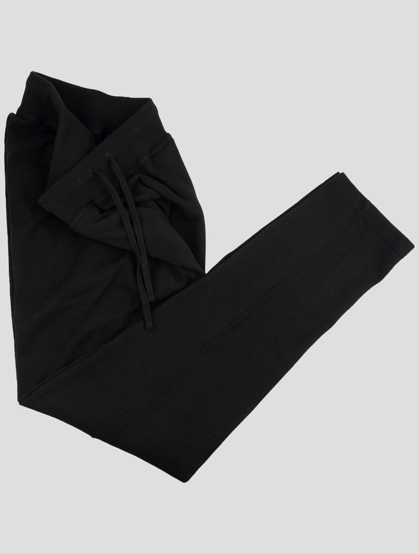 Kiton Black Cashmere Jogging Pants