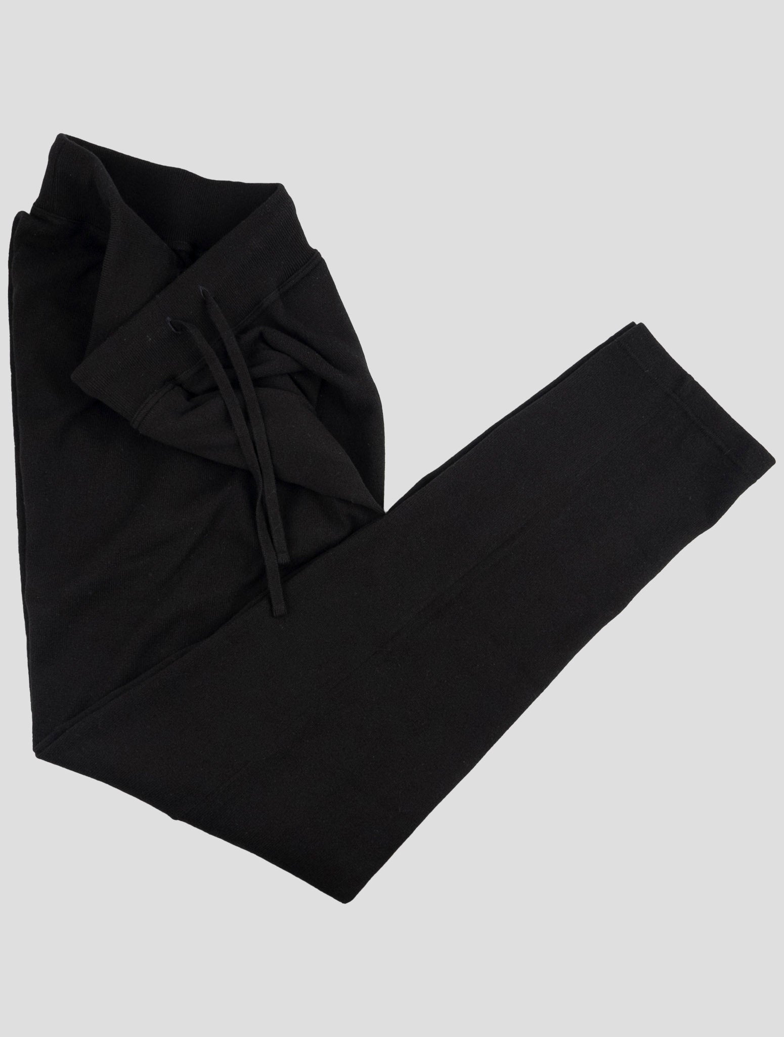 Kiton Black Cashmere Jogging Pants