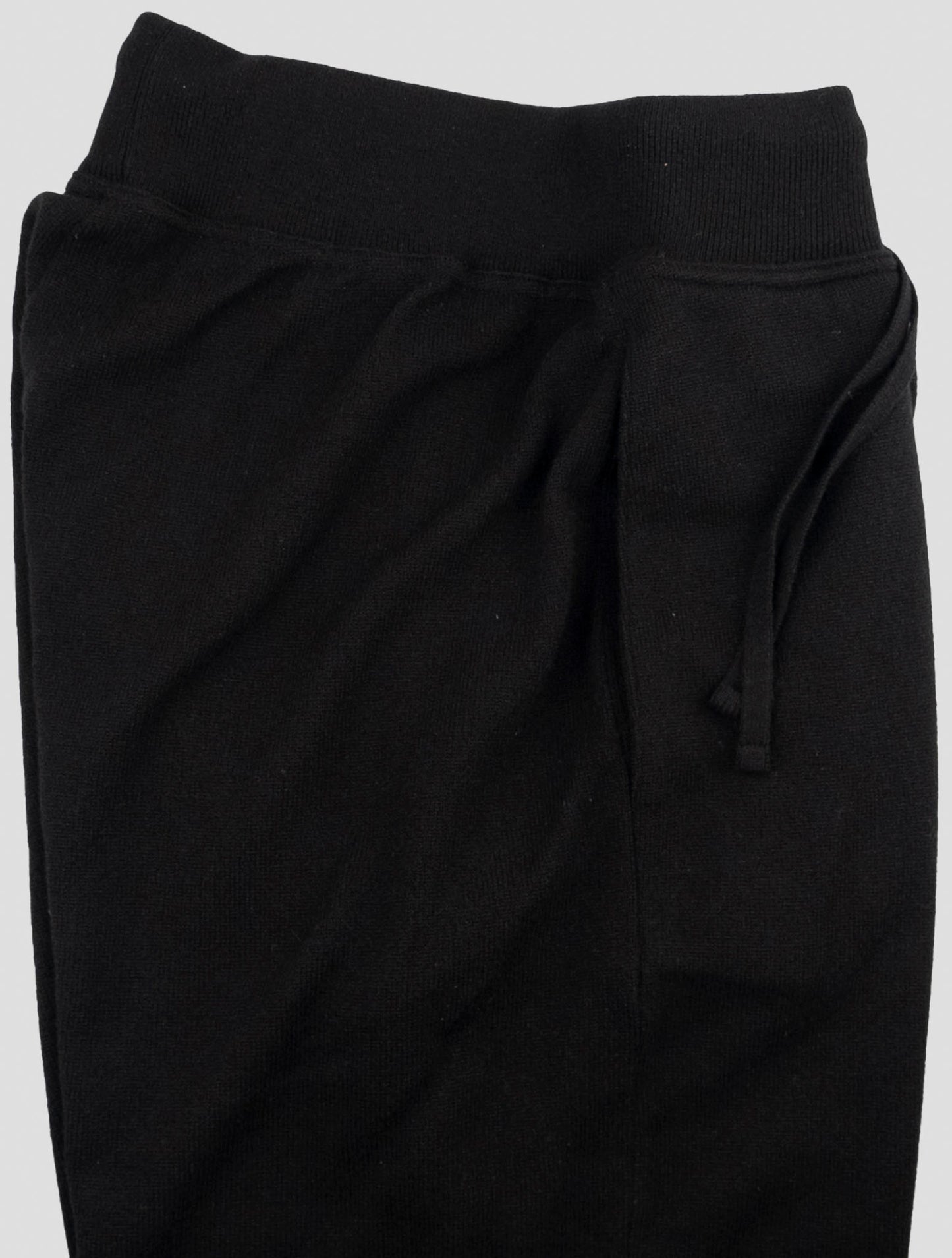 Kiton Black Cashmere Jogging Pants