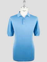 Kiton Light Blue Cotton Polo