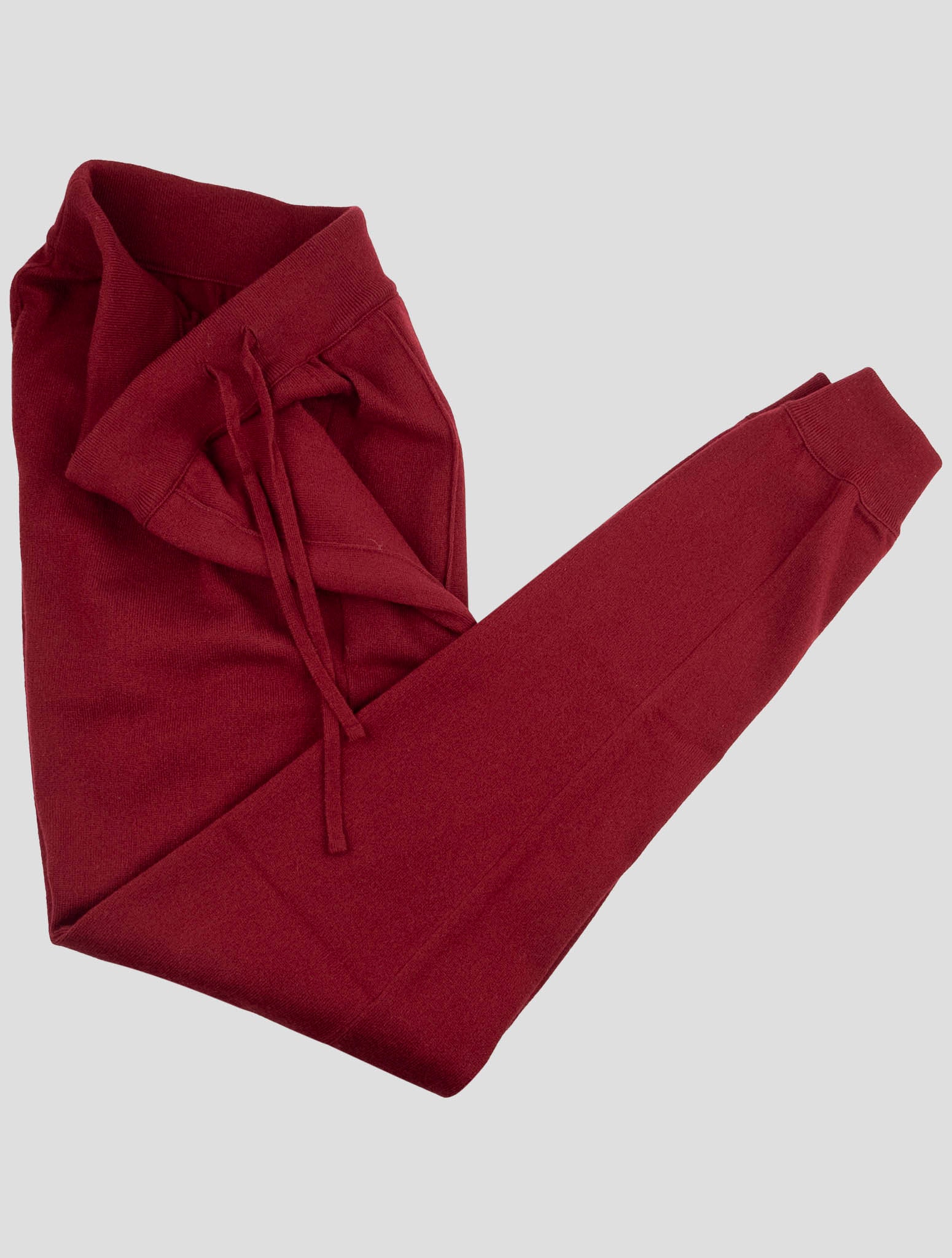 Kiton Red Cashmere Jogging Pants