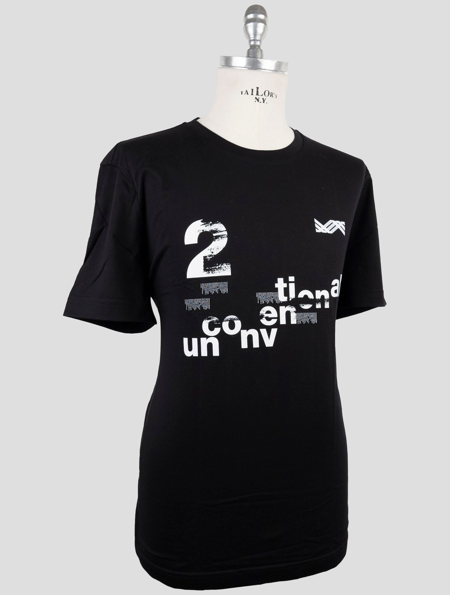 Kiton Knt Black Cotton T-Shirt