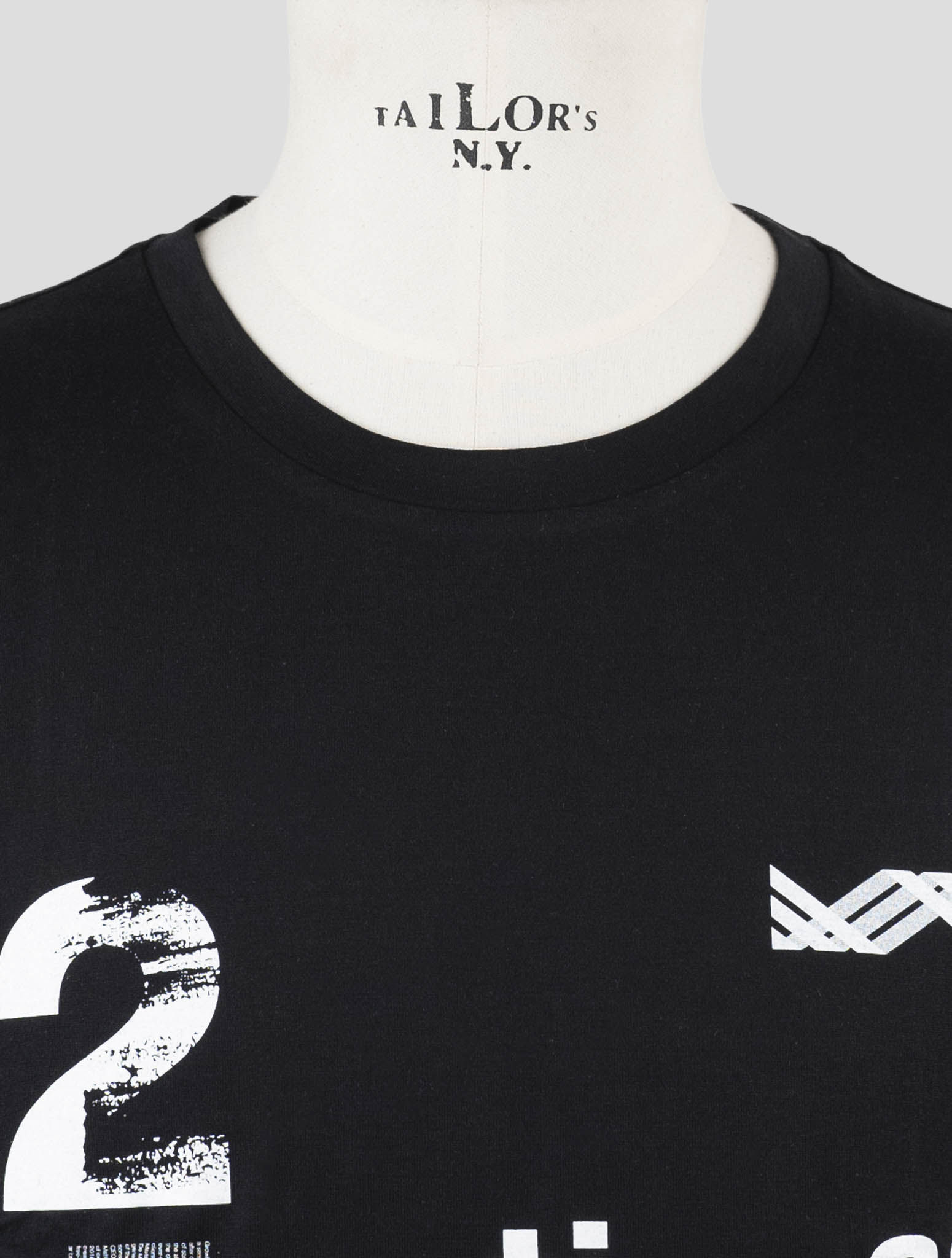 Kiton Knt Black Cotton T-Shirt