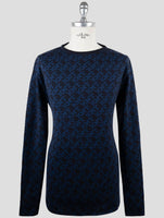KitonKnt Dark Blue Cotton Sweater Crewneck