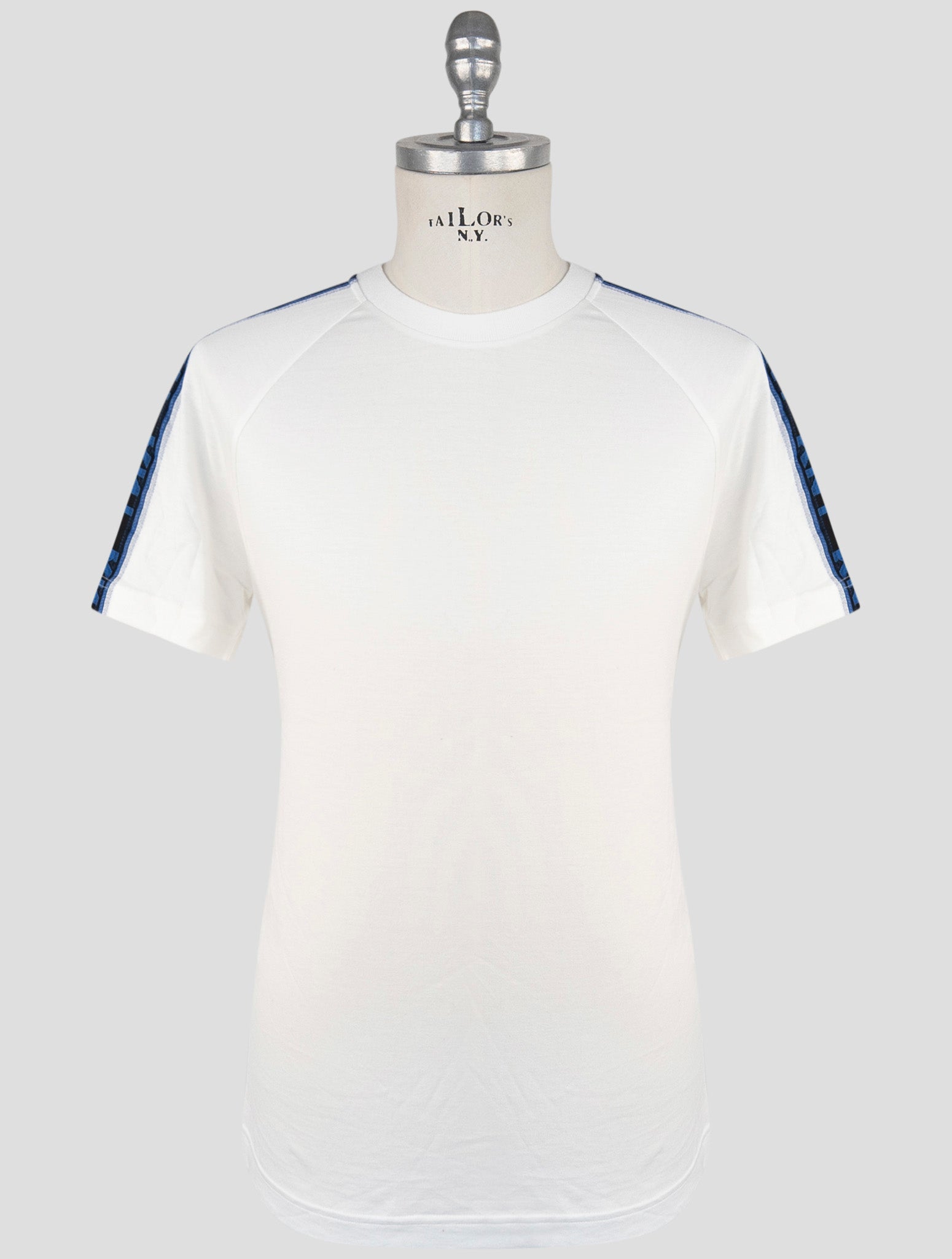 Kiton Knt White Cotton T-Shirt