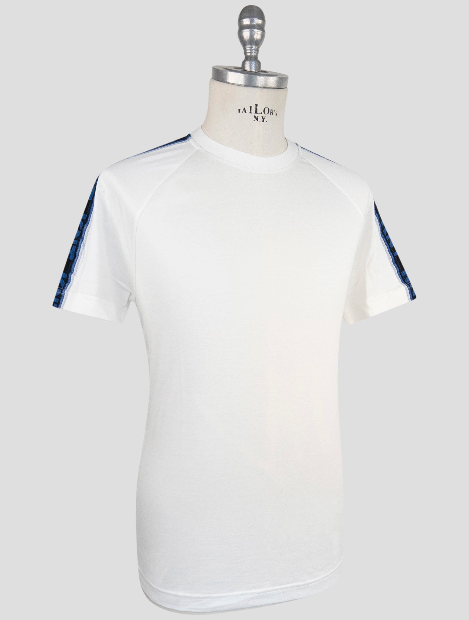 Kiton Knt White Cotton T-Shirt