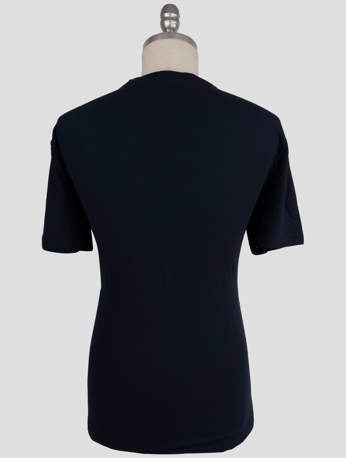 Kiton Knt Blue Cotton T-Shirt