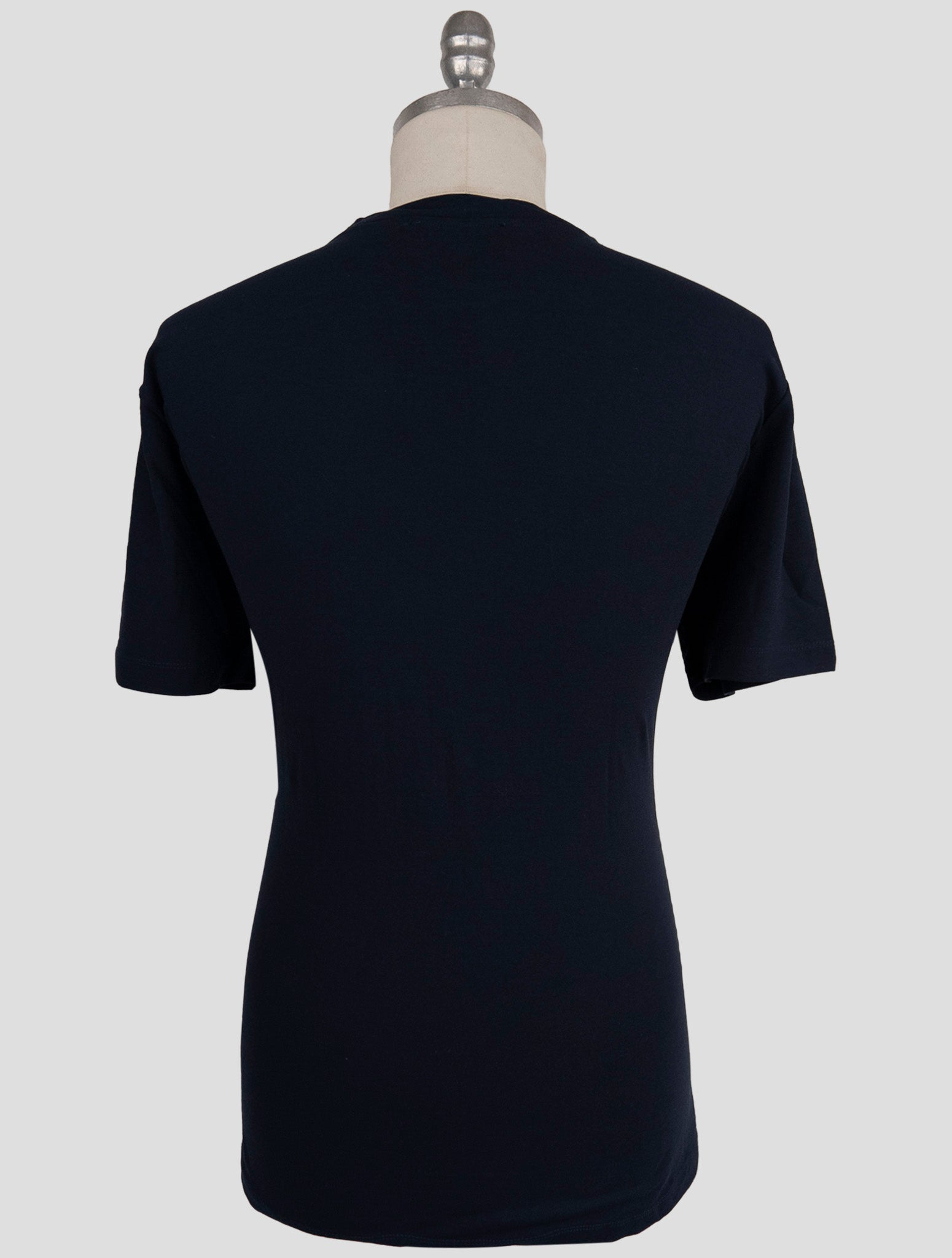 Kiton Knt Blue Cotton T-Shirt