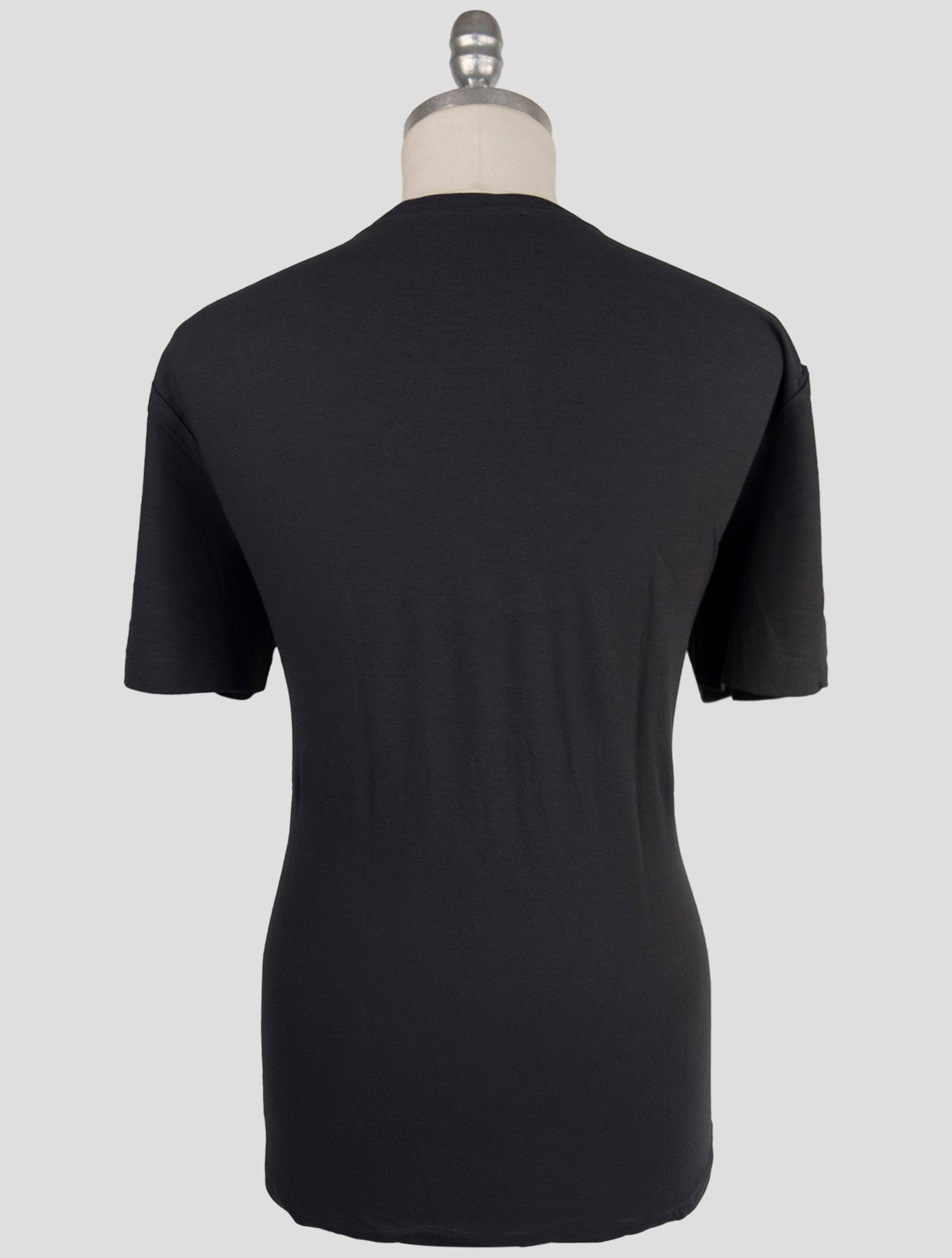 Kiton Knt Gray Cotton T-Shirt