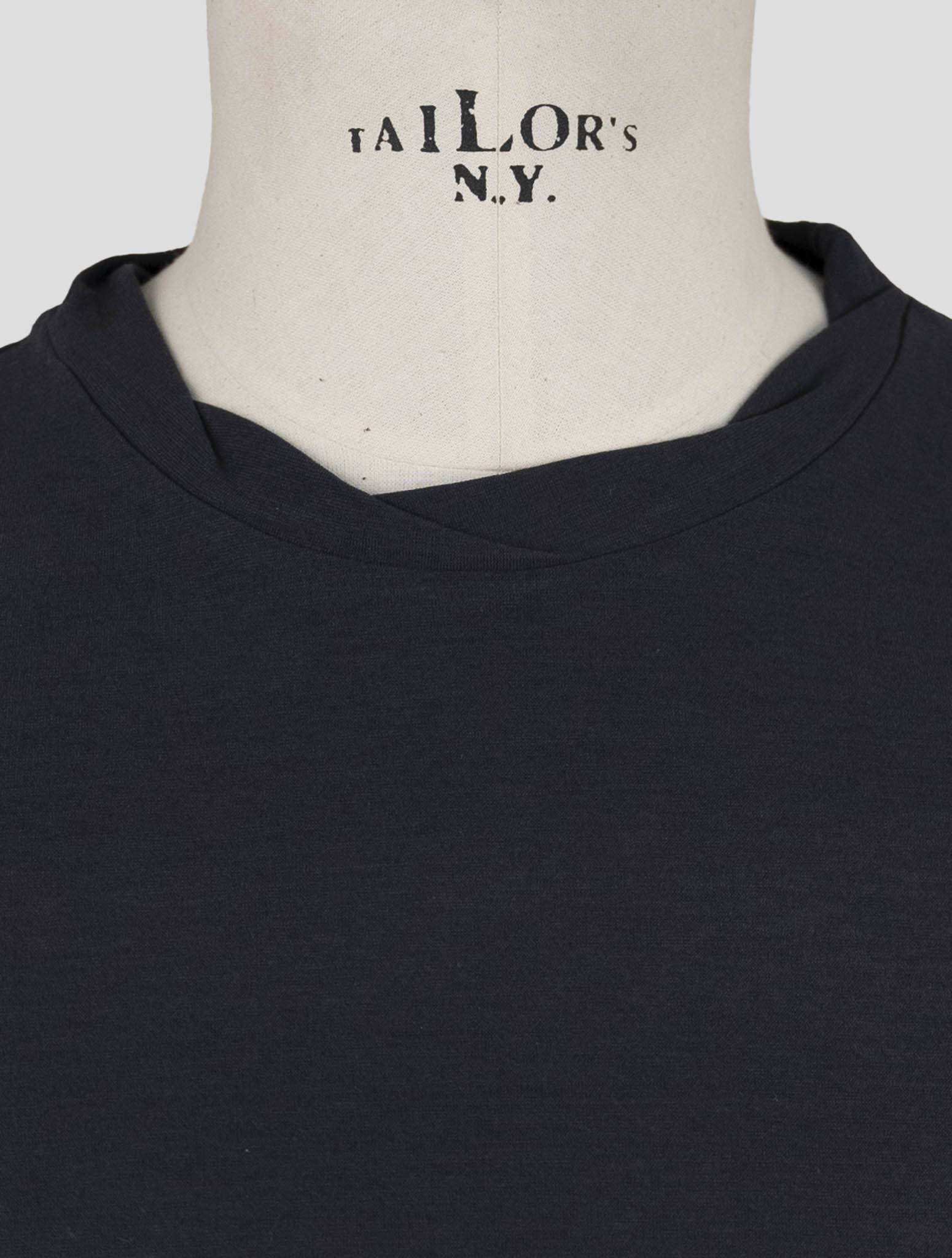 Kiton Knt Gray Cotton T-Shirt