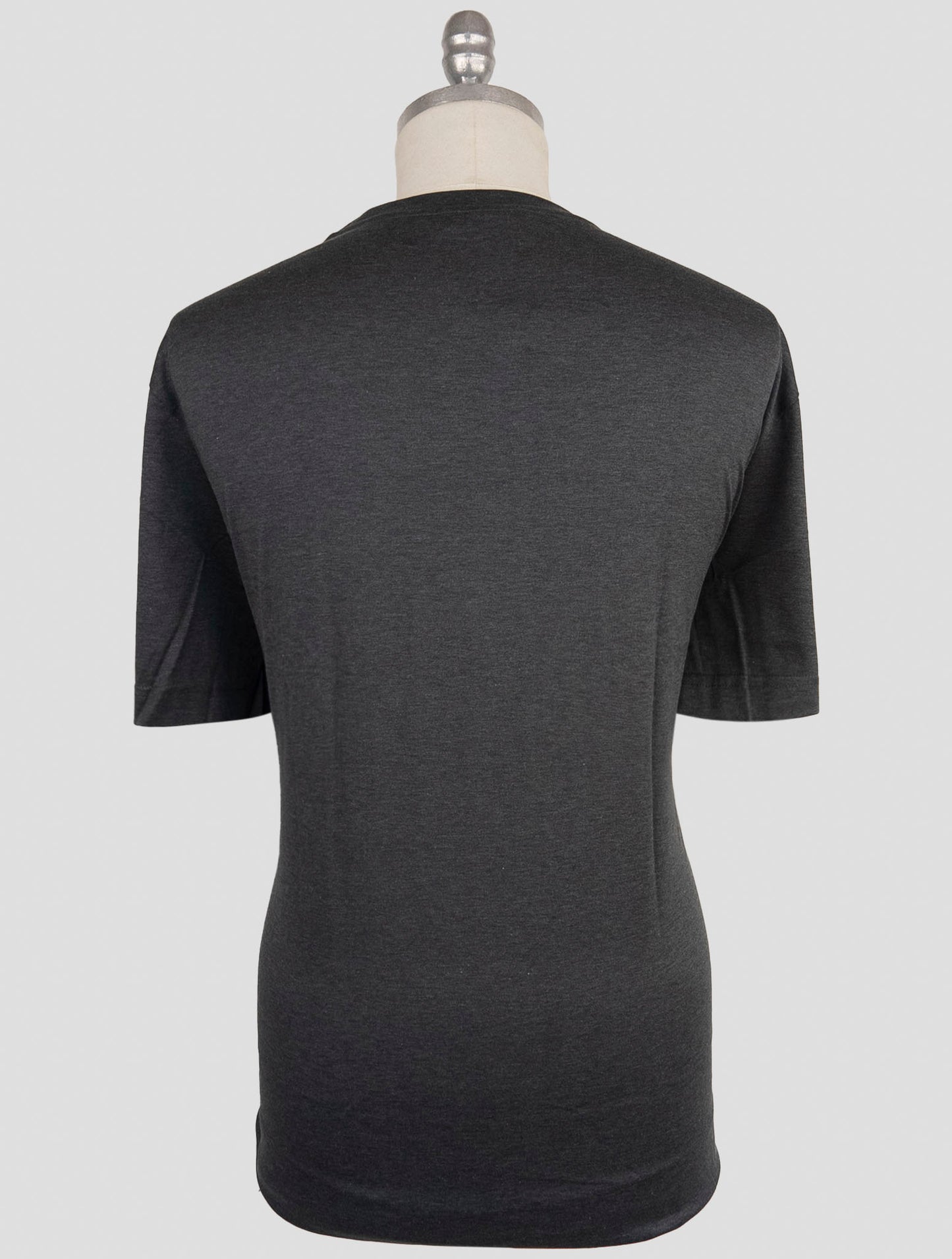 Kiton Knt Gray Cotton T-Shirt