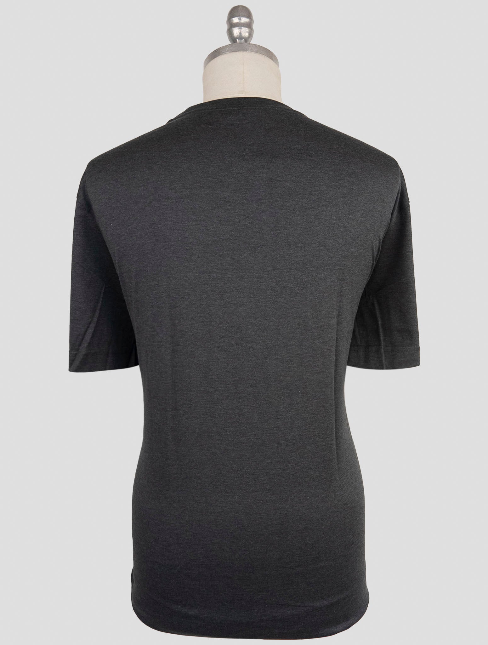 Kiton Knt Gray Cotton T-Shirt
