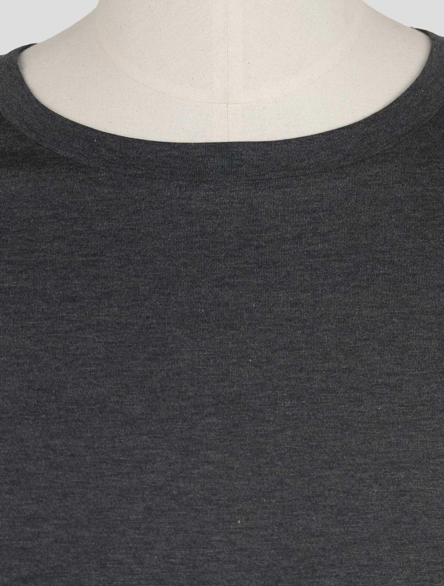 Kiton Knt Gray Cotton T-Shirt