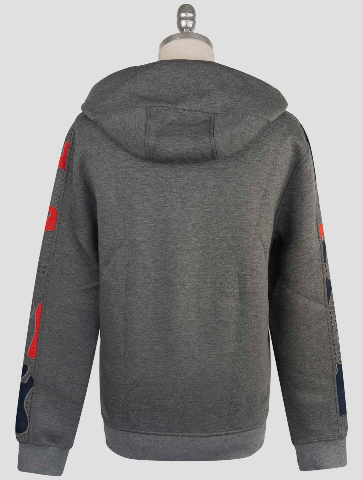 Kiton Knt Gray Viscose Ea Sweater Hoodie