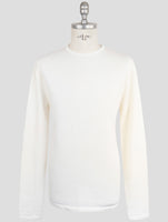 Kiton Knt White Cotton Sweater Crewneck