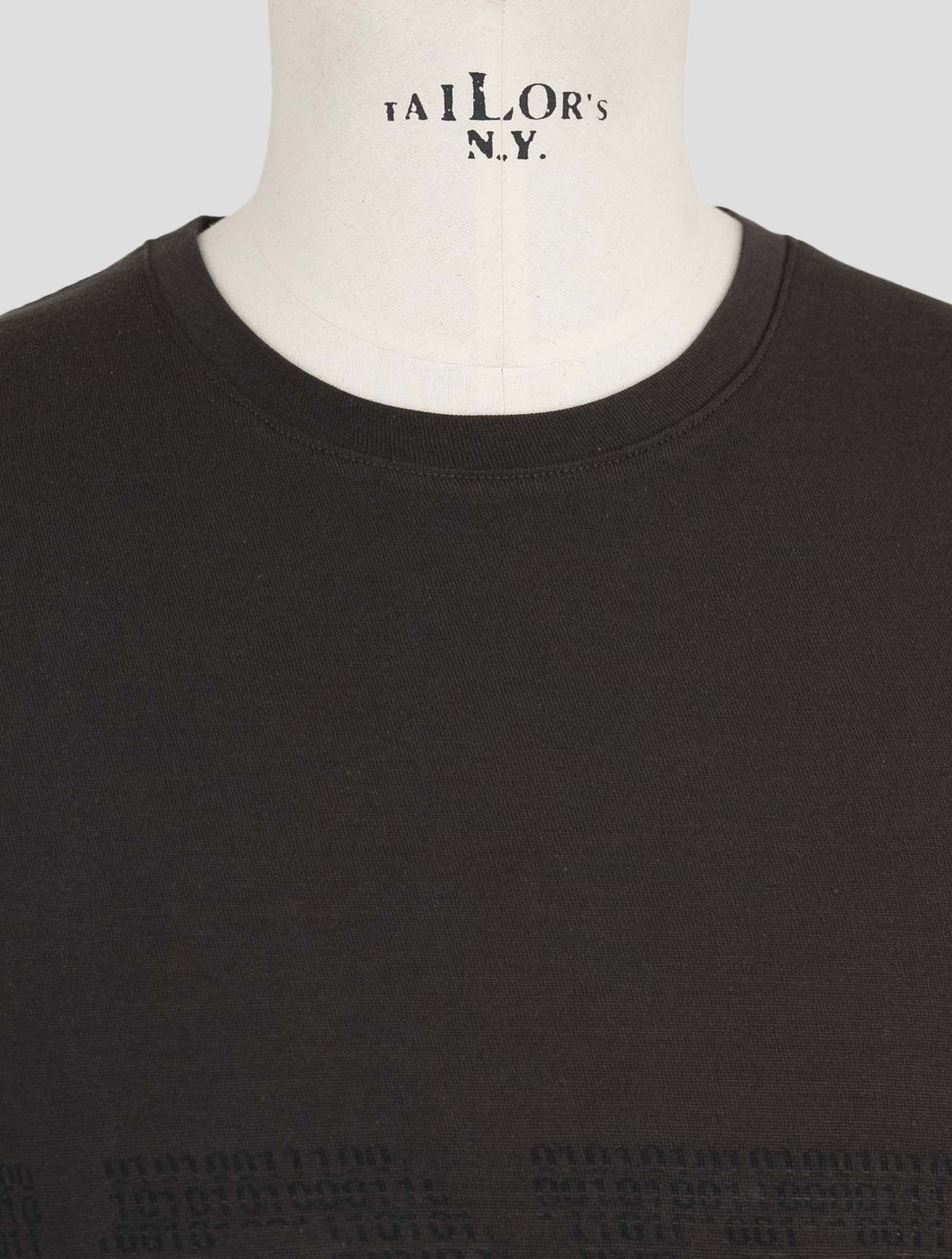 Kiton Knt Brown Cotton Sweater Crewneck